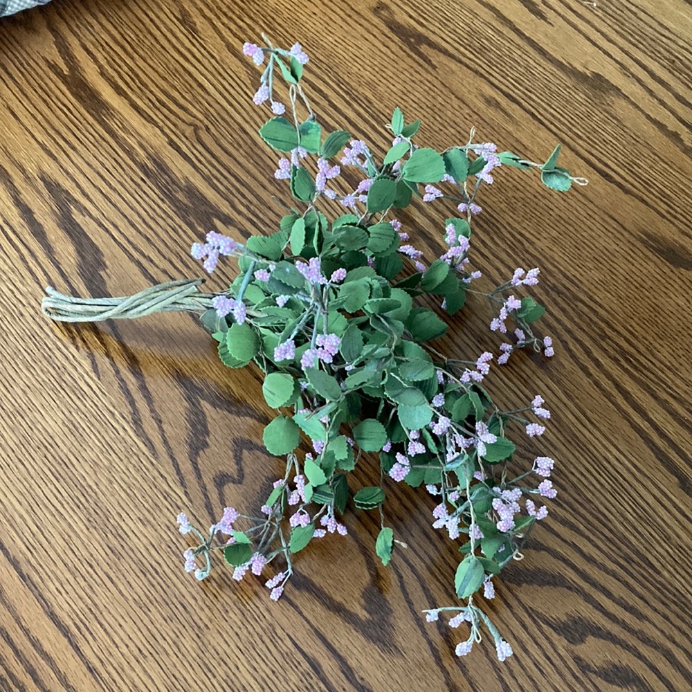 Pink floral stems